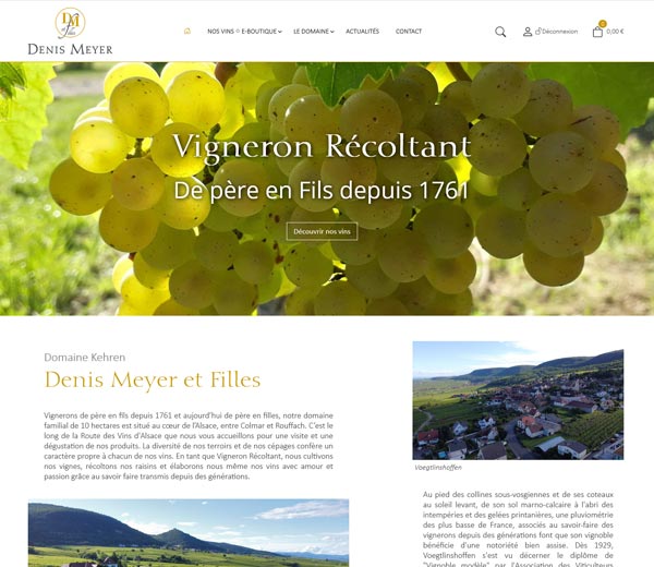 Boutique Vins d'Alsace Denis Meyer et Filles